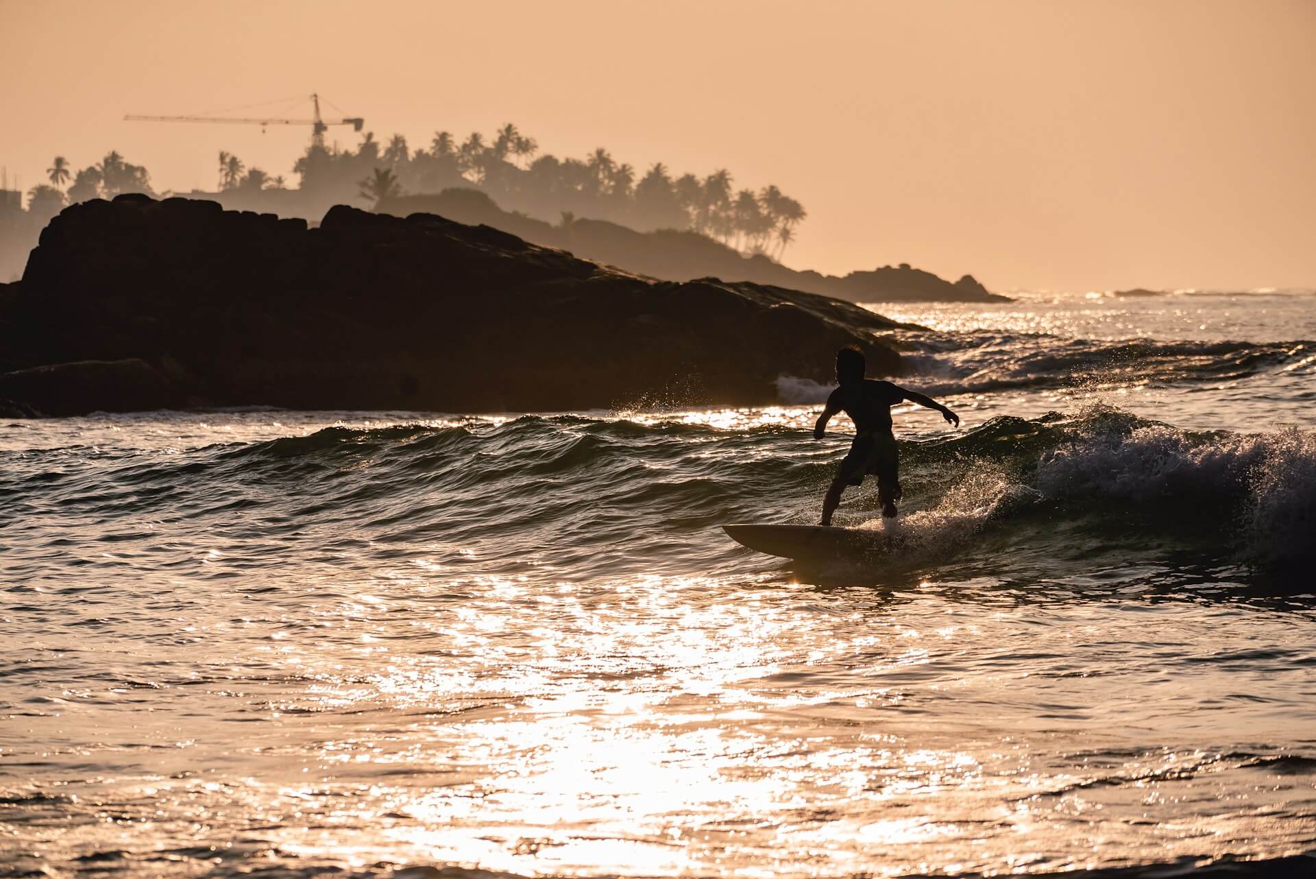 Surfing in Sri Lanka